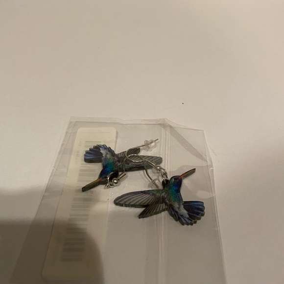 Decorative hummingbird earrings new - Picture 3 of 7